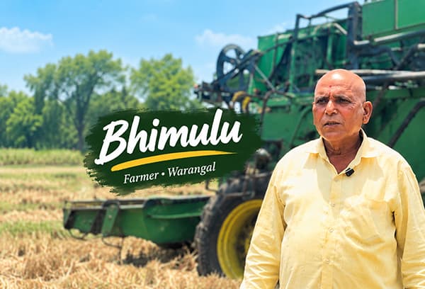 Bhimulu, farmer in Warangal