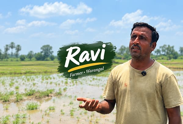 Ravi, farmer in Warangal